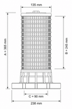 Чертеж изделия AQUACELL: f173w drawing