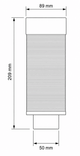 Чертеж изделия AQUACELL: f182l drawing